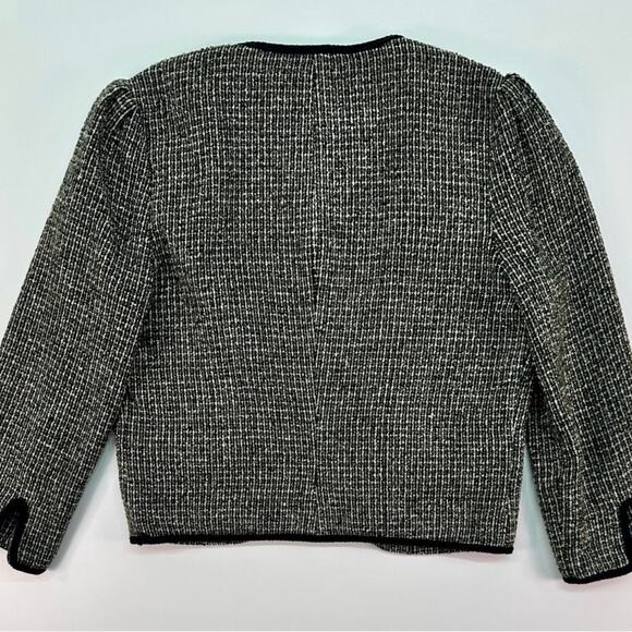 Sanctuary Los Angeles Black & White Tweed Cardigan Blazer Women’s XS - Picture 3 of 9